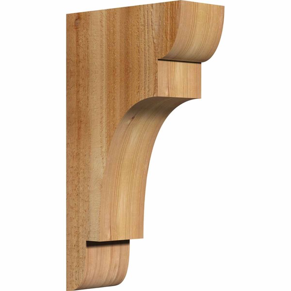 Ekena Millwork New Brighton Rough Sawn Corbel, Western Red Cedar, 4"W x 10"D x 18"H COR04X10X18NEB00RWR - main
